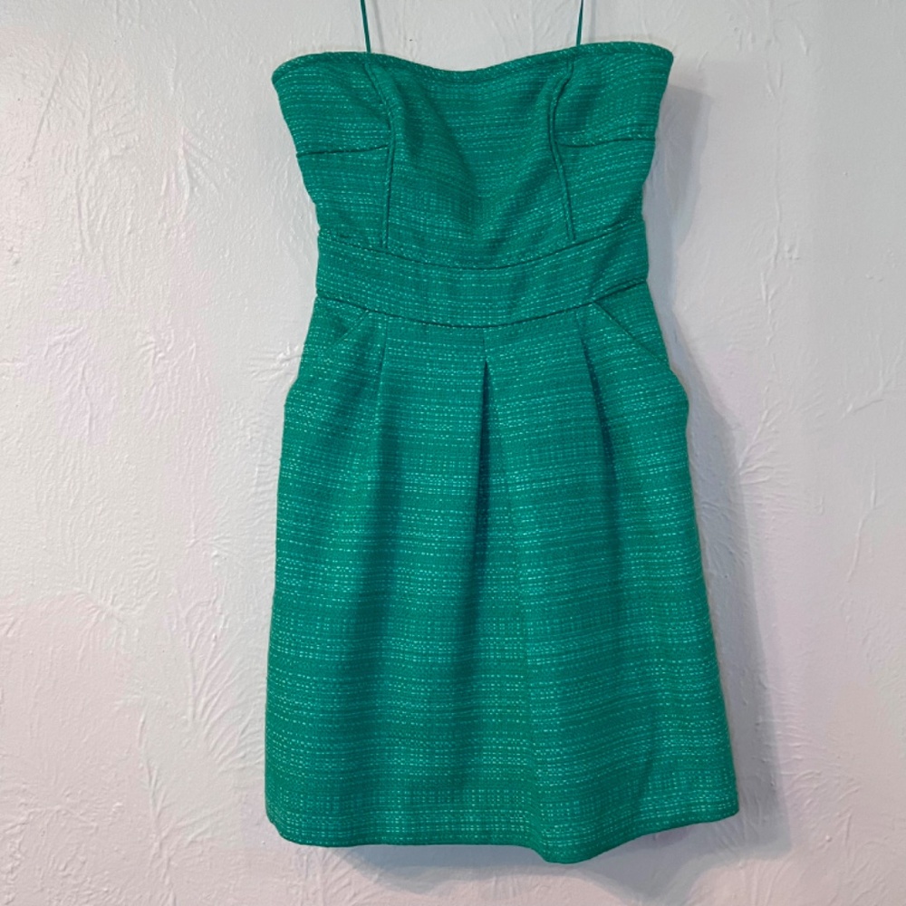 Banana Republic Tweed Strapless Mini Dress Size 6
